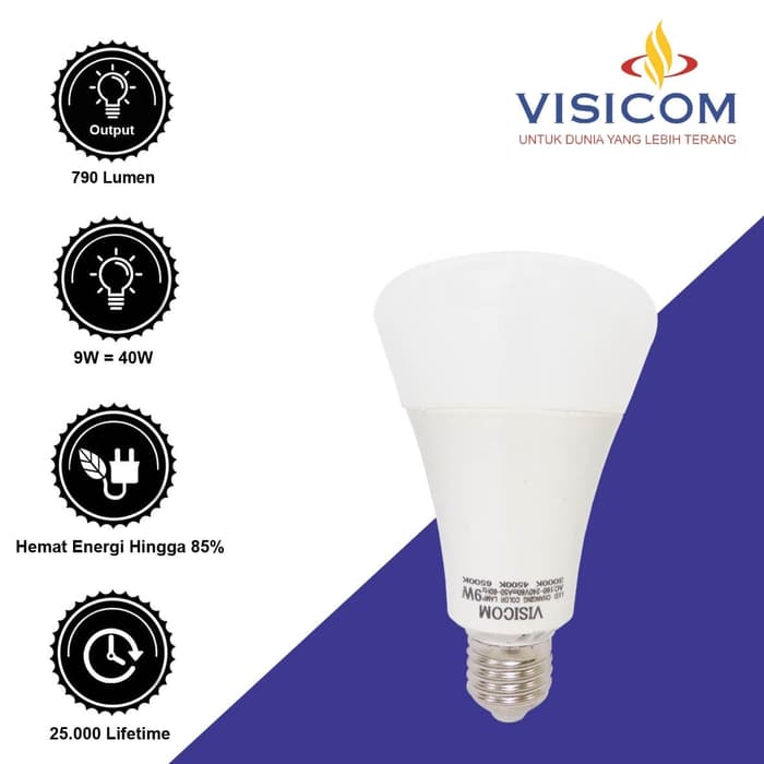 LED Bulb 9 W Watt ( 3in1 ) Visicom