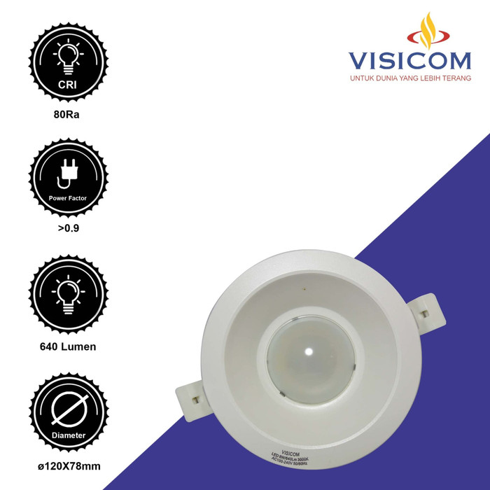 LED DOWNLIGHT 4 8 WATT ( MODEL BULB ) - Putih